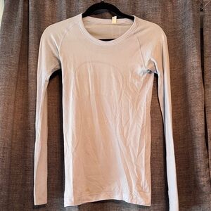 Light Blue Long Sleeve Top